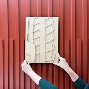 Barbican entrance, plywood relief image 5