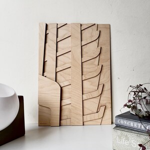 Barbican entrance, plywood relief image 3