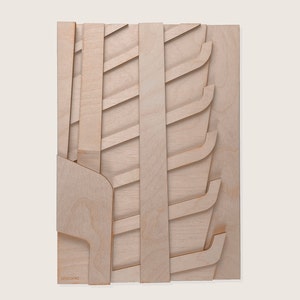 Barbican entrance, plywood relief image 1