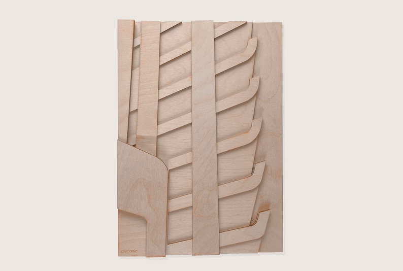 Barbican entrance, plywood relief image 1