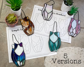 Pattern- Simple Cat Suncatcher (5 Versions)