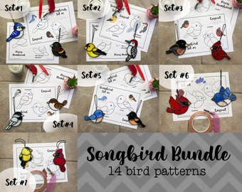 Pattern- Songbird Bundle (14 bird patterns)