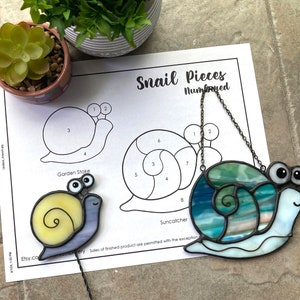 Pattern- Snail Suncatcher and Garden Stake