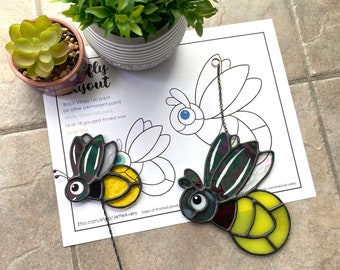 Pattern- Firefly Suncatcher and Garden Stake