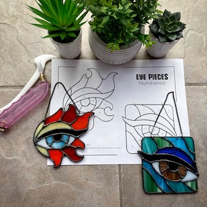 Pattern - Stained Glass Eye Suncatcher