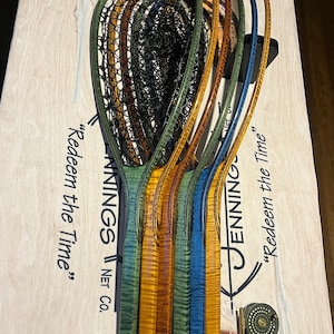 Jennings Net #21 , Custom Order, Hand Crafted in the USA with the finest materials ,