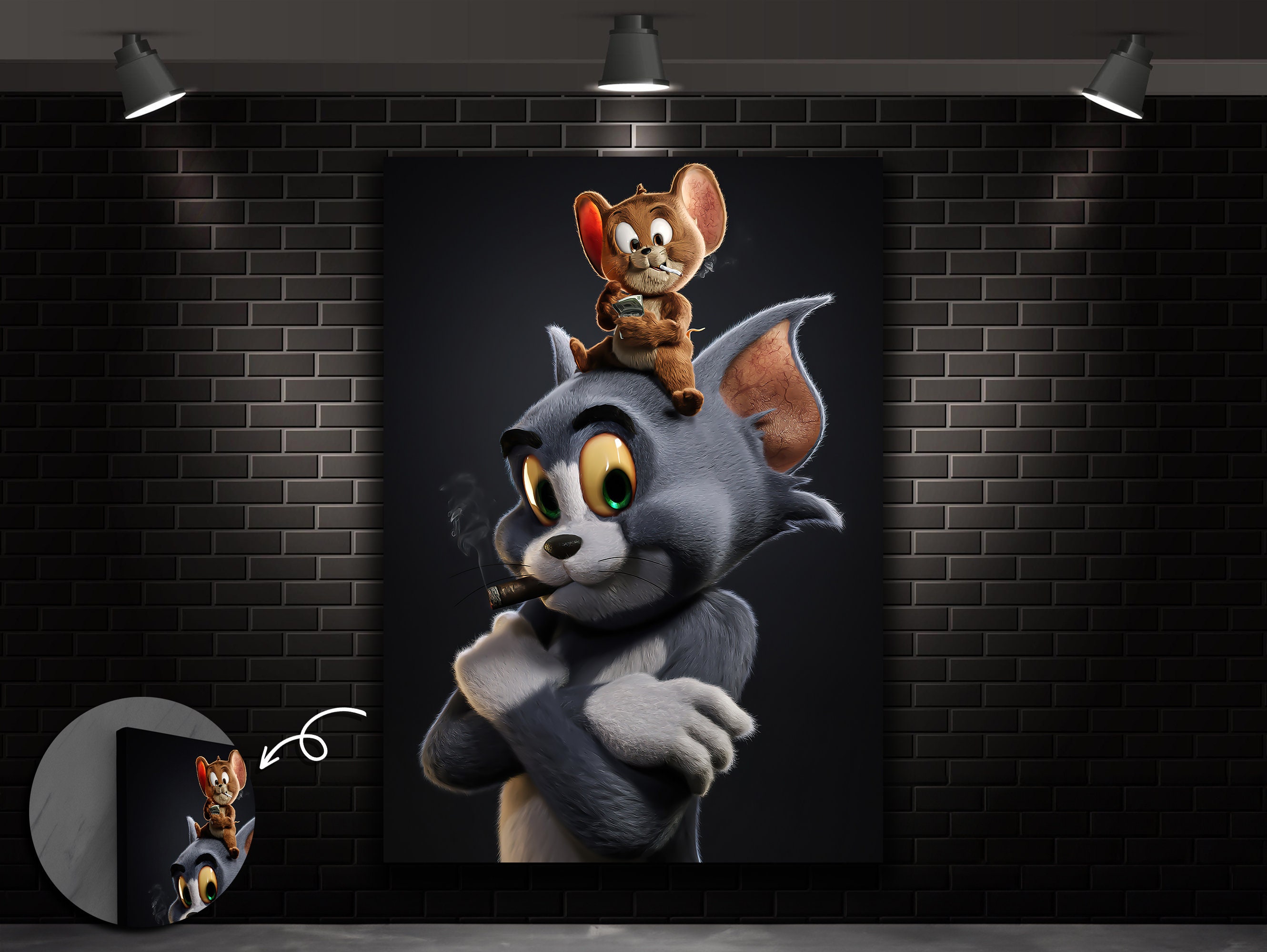 Playtime Tom And Jerry Art: Canvas Prints, Frames & Posters