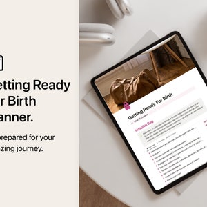 Expecting Mom's Hospital Checklist Notion Template Customizable