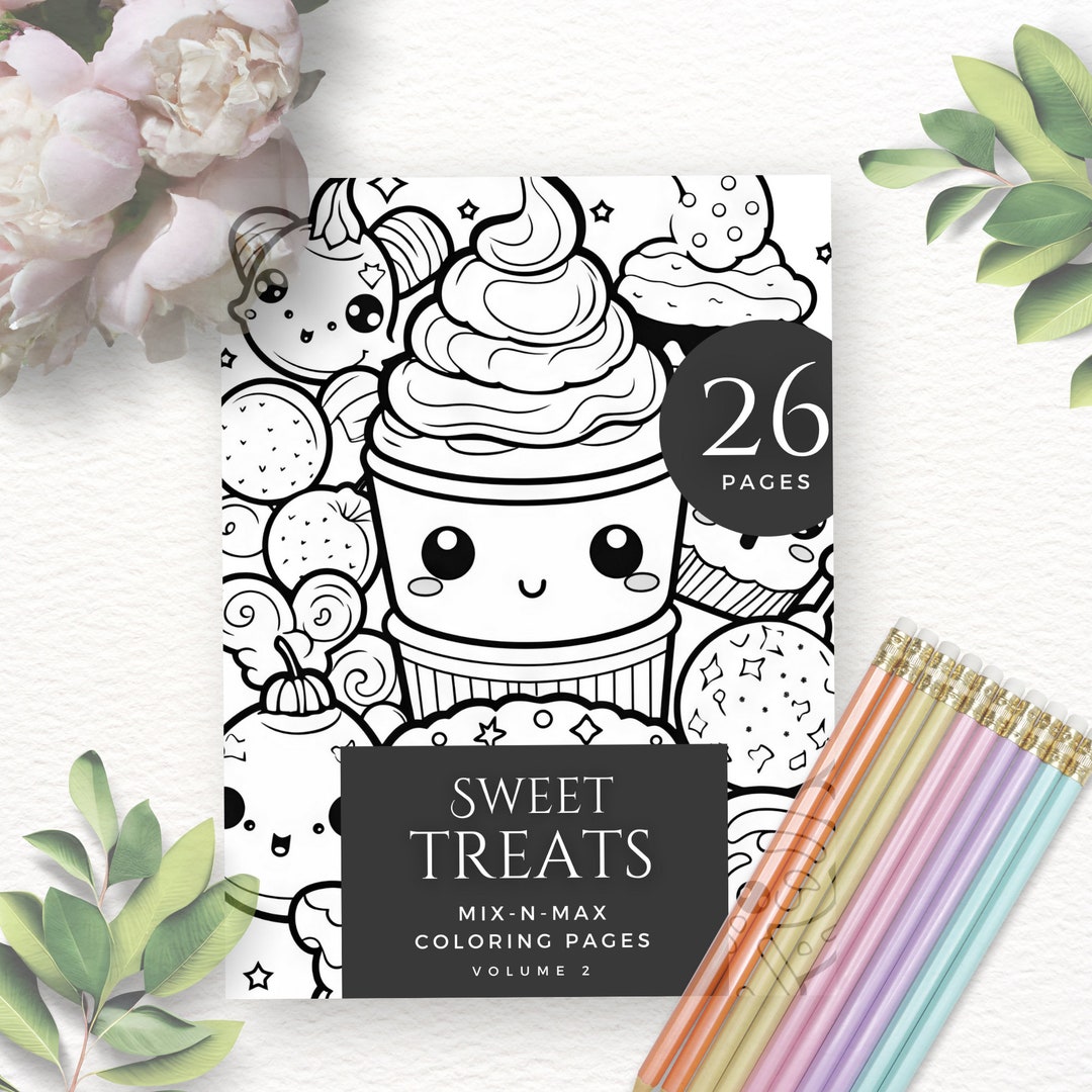 26 Coloring Pages Cute Fantasy Coloring Pages Printable - Etsy