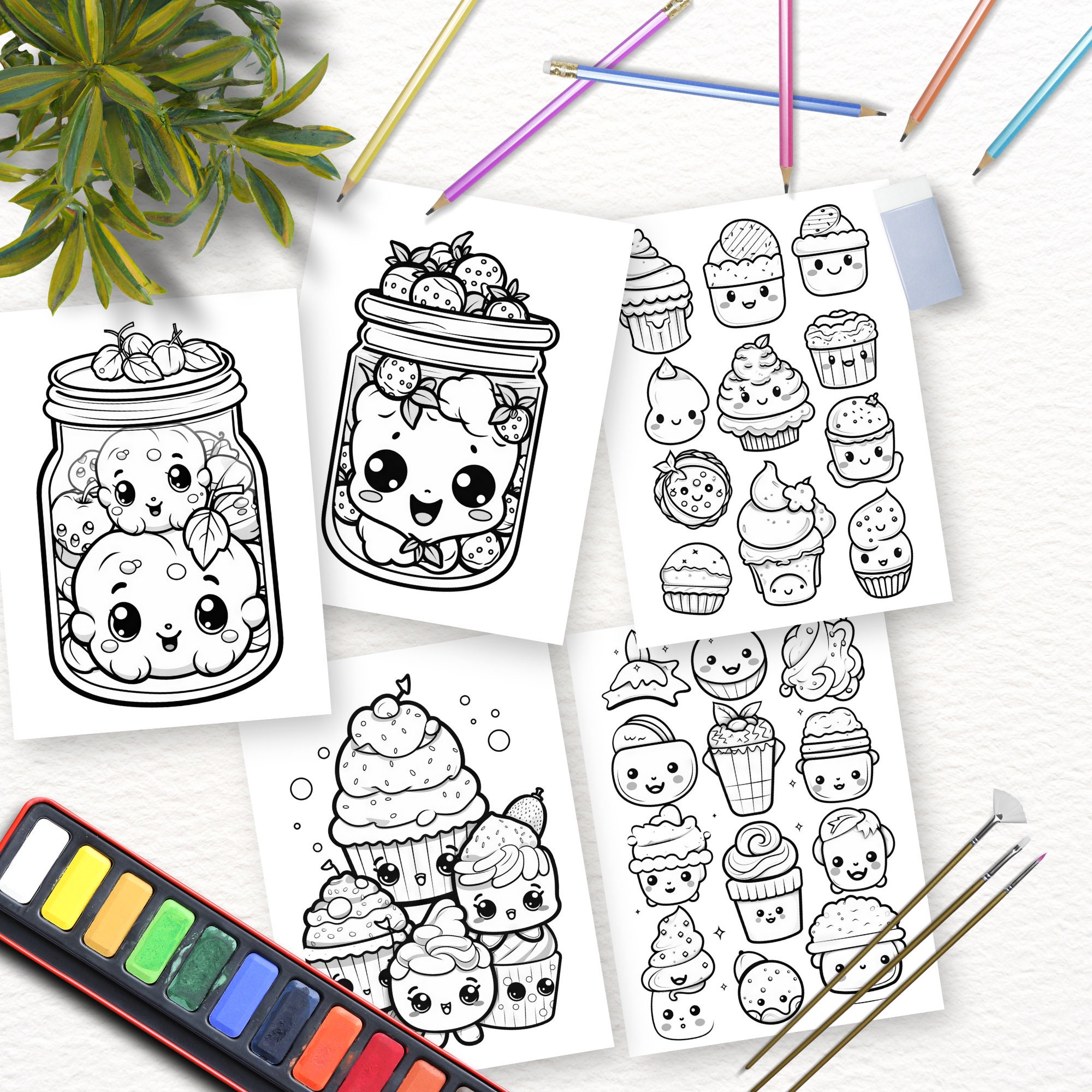 26 Coloring Pages Cute Fantasy Coloring Pages Printable - Etsy