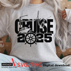 Cruise Squad 2025 SVG: Family Vacation Design (Digital Download)