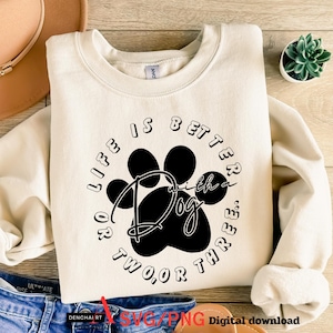Lustiger Hundeliebhaber PNG: Hundemama Humor, Sublimationsdesign (Digitaler Download)