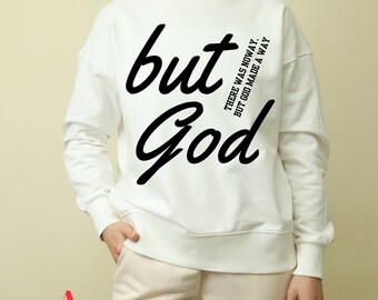 But God SVG PNG: Christian Scripture Design (Digital Download