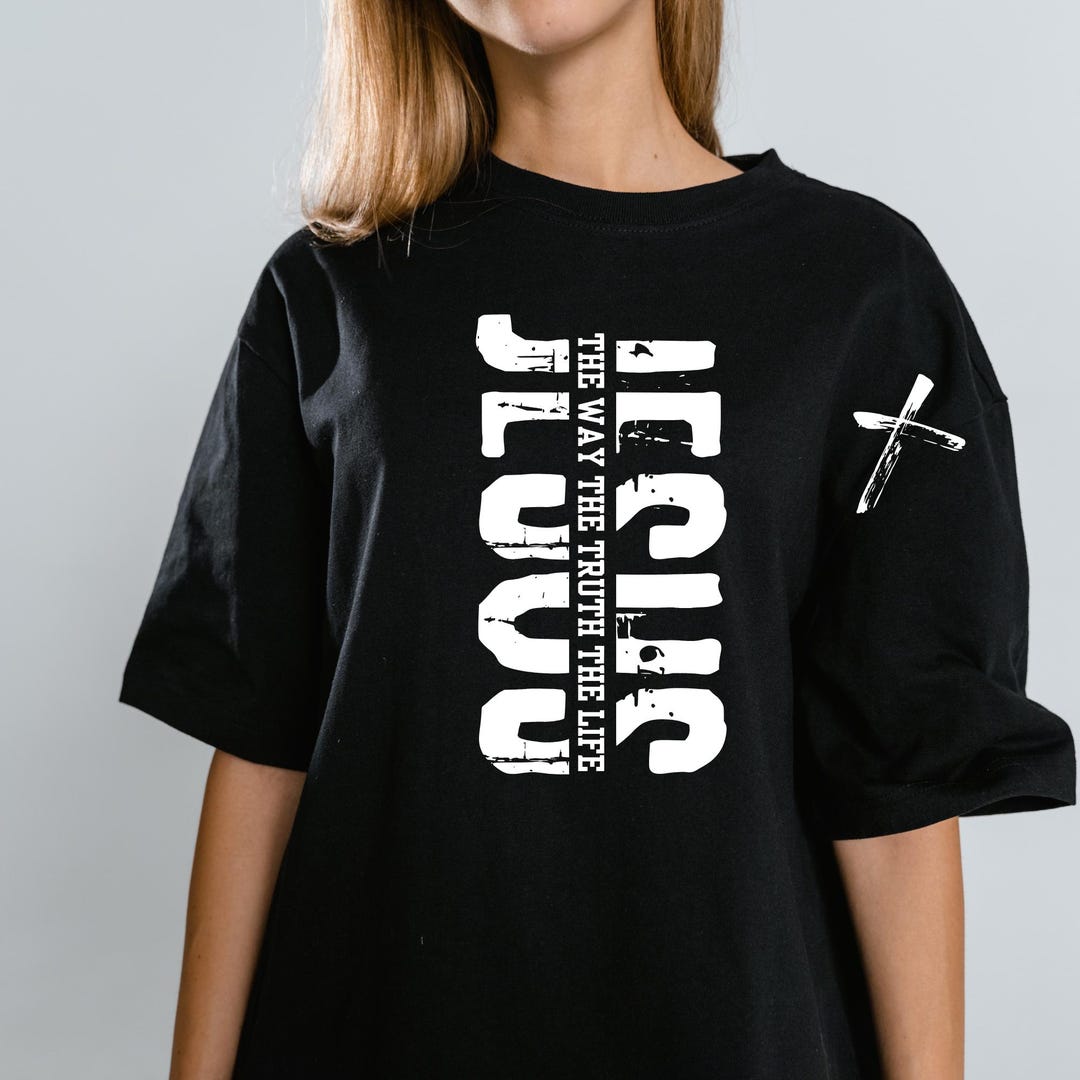 Jesus SVG PNG: Christian Cross Faith Shirt Design (digital Download) - Etsy