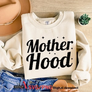 Trendy Mama SVG PNG: Motherhood Graphic Designs (Digital Download