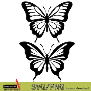 Butterfly SVG, Cricut, Silhouette, Butterfly, DXF, Png, Jpg, pdf, Cut File, Clipart