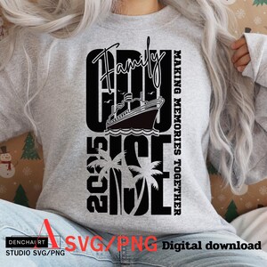 Family Cruise 2025 SVG PNG: Vacation Shirts (Digital Download)