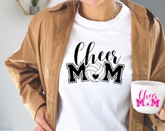 Cheer Mom SVG Bundle: Jersey Font, Shirt Design (Digital Download