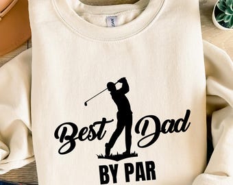 Best Dad By Par SVG PNG, Sublimation File, Golf Shirt Graphic, Funny Dad Golfer Design digital download