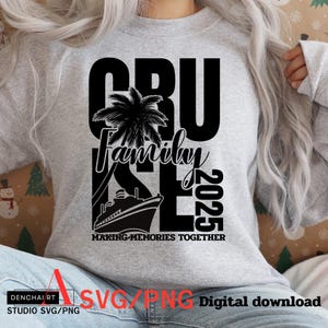 Family Cruise 2025 SVG: Vacation Trip Design (Digital Download)
