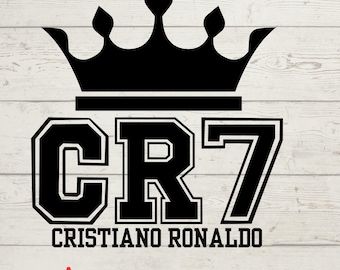 Cristiano Ronaldo SVG PNG | Cristiano Ronaldo CR7 Clipart | Cristiano Ronaldo Portugal Real Madrid | Football SVG | Soccer png