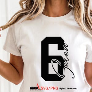 Six Seven Svg Png, Rolig Svg, Six Seven T-shirt, 6 7 Svg, Viral Phrase Meme Svg, Roligt Ordspråk, Rolig 6 7, Klippfil för Cricut, Digital Nedladdning