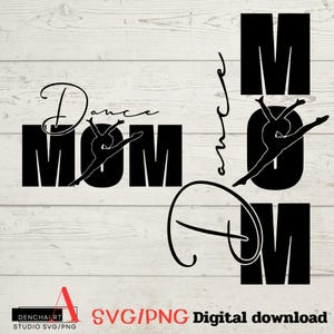 Dance Mom SVG Dance Mom PNG Varsity Dance Mom Shirt SVG Il mio cuore è su quel palco PNG File di taglio SVG per Cricut Sublimazione Download digitale