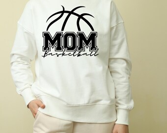Basketball Mom SVG: Digital Clipart for T-shirts & Mugs (PNG, SVG)