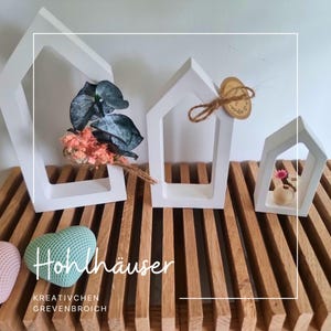 Hollow houses I House decoration I Decorative houses I Decorate your home with houses I Spring decoration