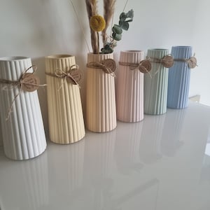Tall Vase Raysin Flower Vase Fluted Vase Decoration