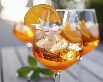 THE ORIGINAL Italian Aperol Spritz Cocktail Recipe + free recipe card – Authentic & Easy - Party Drink Recipe - Digital Download (PDF)