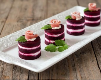 HEALTHY Beet Proscuitto Bites Recipe – Authentic & Easy - Party Antipasti Snack for Galentines or Valentines Day - Digital Download (PDF)