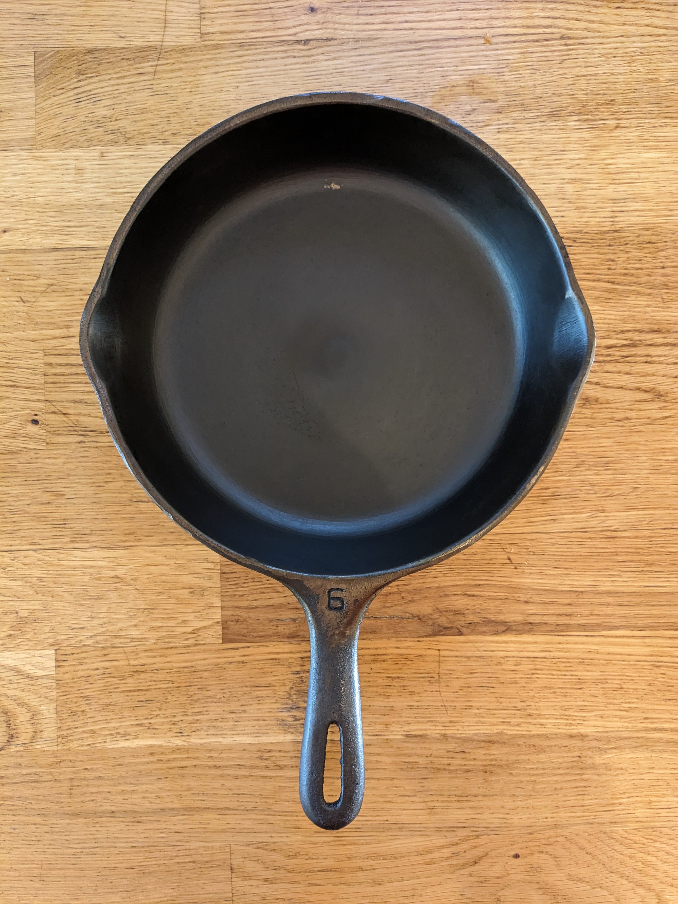 Vintage Wagner Ware K Cast Iron Skillet Nine Inch Wagner Ware Number Six  Iron 6 Skillet 9 Pan 