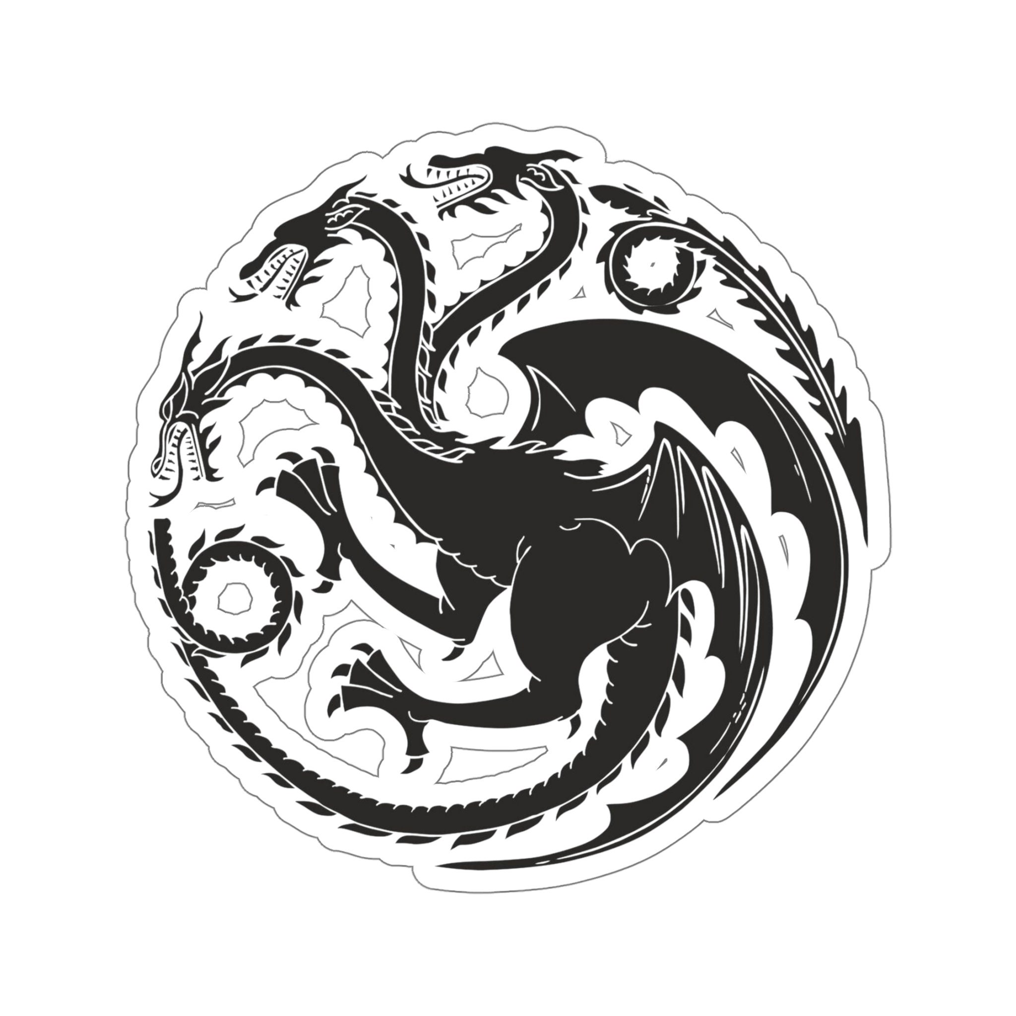 Game of Thrones House Stark Sigil Image Logo Peel Off Sticker