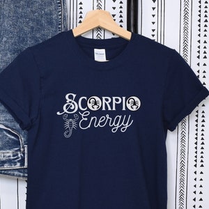 Scorpio Energy, Scorpio Zodiac Sign, Scorpio Astrology Symbol, trendy Zodiac shirt, Scorpio shirt, Gifts for Her, Women t-shirt, Scorpio tee