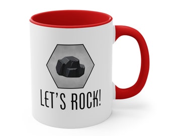 Let's Rock! board game Coffee Mug, 11oz, mug, board game gift, funny gift for men, funny gift for women, funny gift, board game gift