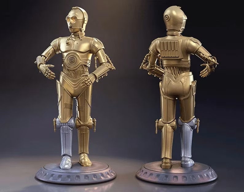 Star Wars C3po High Quality STL File 3D Digital Printing STL - Etsy ...