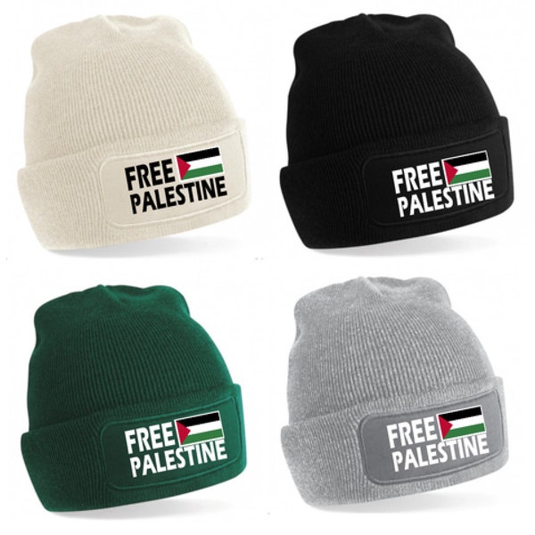 Beenie-Mütze Free Palestine