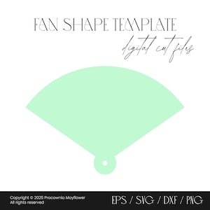 Fan blank digital file, Straight edge, Simple shape, Church wedding program, Order of the day, Menu template, Paddle hand fan, Smooth shape