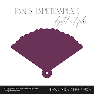 Ornate fan blank digital file, Ornate edge, Vintage shape, Church wedding program, Order of the day, Menu template, Paddle hand fan outline