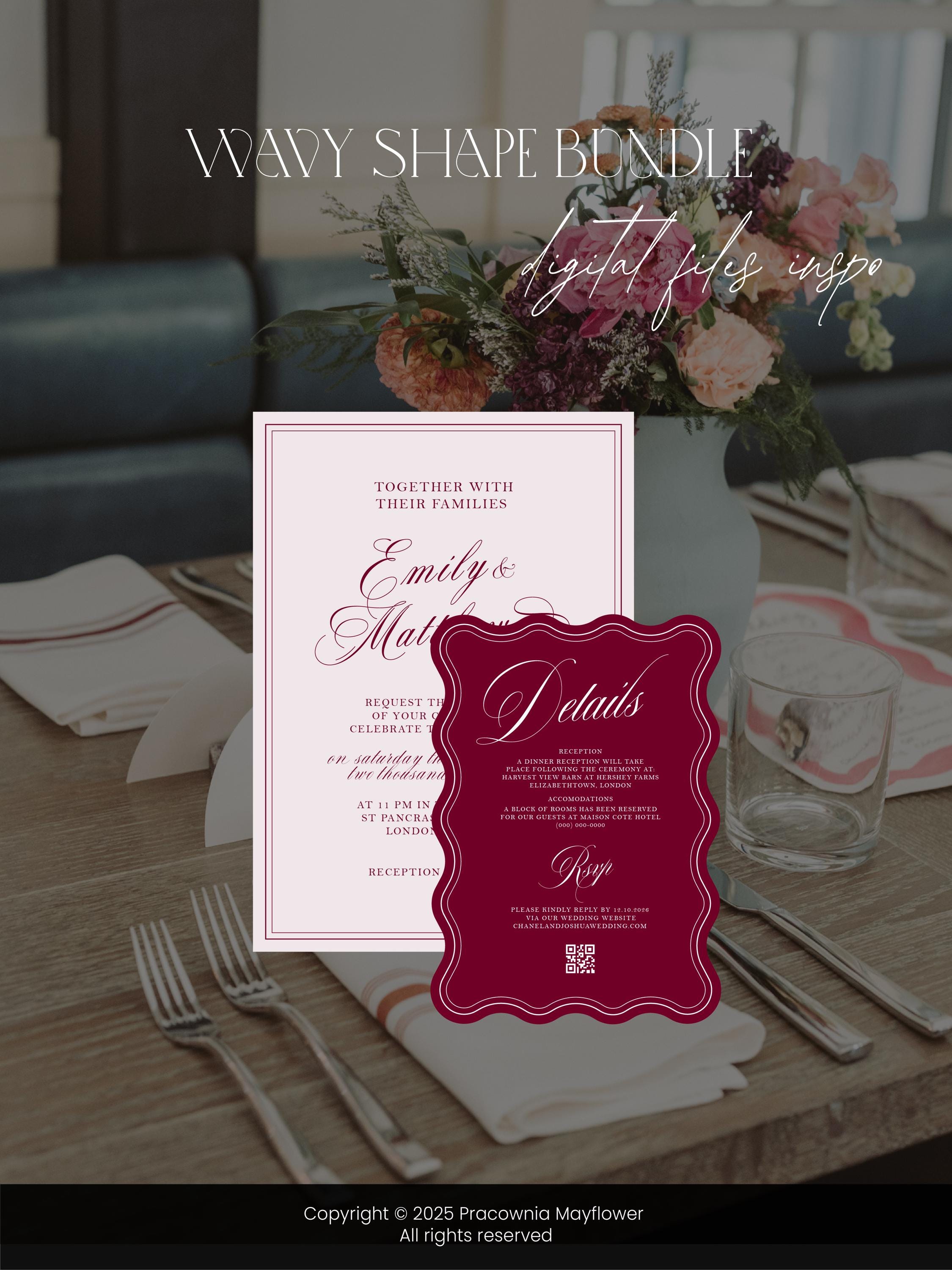 Wavy Shape Bundle Set, Waved Rectangle Shape, Wave Edges, Wavy Square ...
