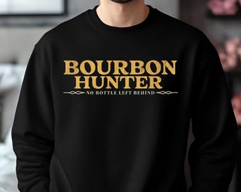 Bourbon Hunter Crewneck: Unique Gift for Bourbon Lover