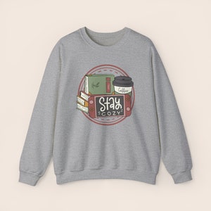 Cozy Gamer Sweatshirt | Cozy Gaming | Gamer Gifts | Cozy Gamer Aesthetic | Gifts for Gamers | Book Lover Gift | Gamer Girl 2 | Switch Gamer Sport Grey