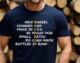 Bourbon T-Shirt: Whiskey Lover Gift, Kentucky Bourbon Design