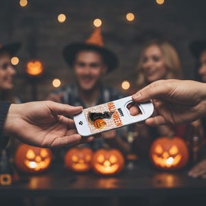 Custom Halloween Bottle Opener Magnet: Spooky Party Favors image 17