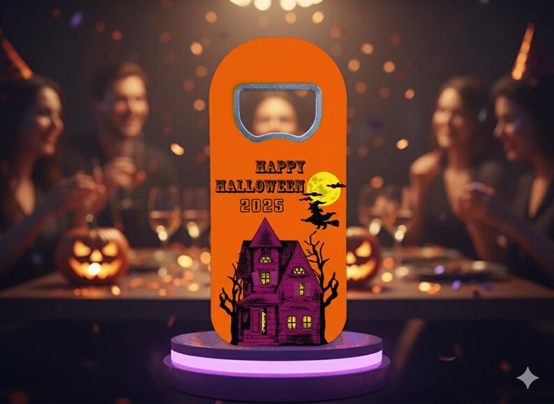 Custom Halloween Bottle Opener Magnet: Spooky Party Favors image 18