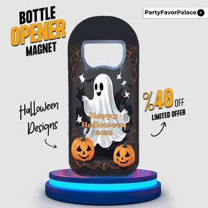 Custom Halloween Bottle Opener Magnet: Spooky Party Favors image 11