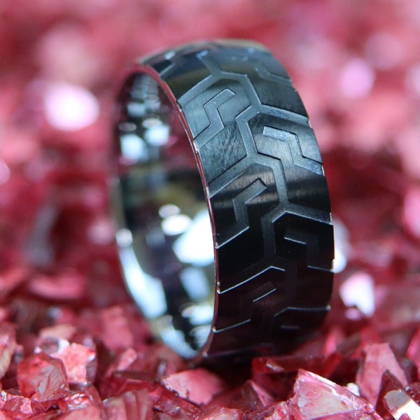 Tire Tread Ring Etsy