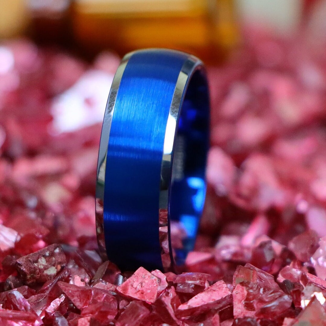 6mm/8mm Domed Couple Wedding Ringmen's Engagement Etsy