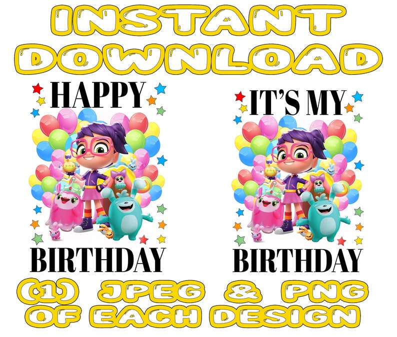 Abby Hatcher Birthday Shirt PNG SVG Digital File Heat Transfer - Etsy